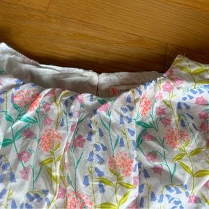 JCREW crewcuts size 10 dress white flowers